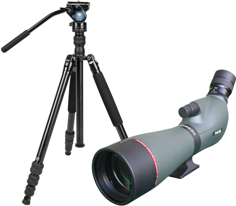 Focus Viewmaster ED 20-60X80 WP Incl. Sirui KikkertstativR2004+VH10   - Professionel Spottingscope